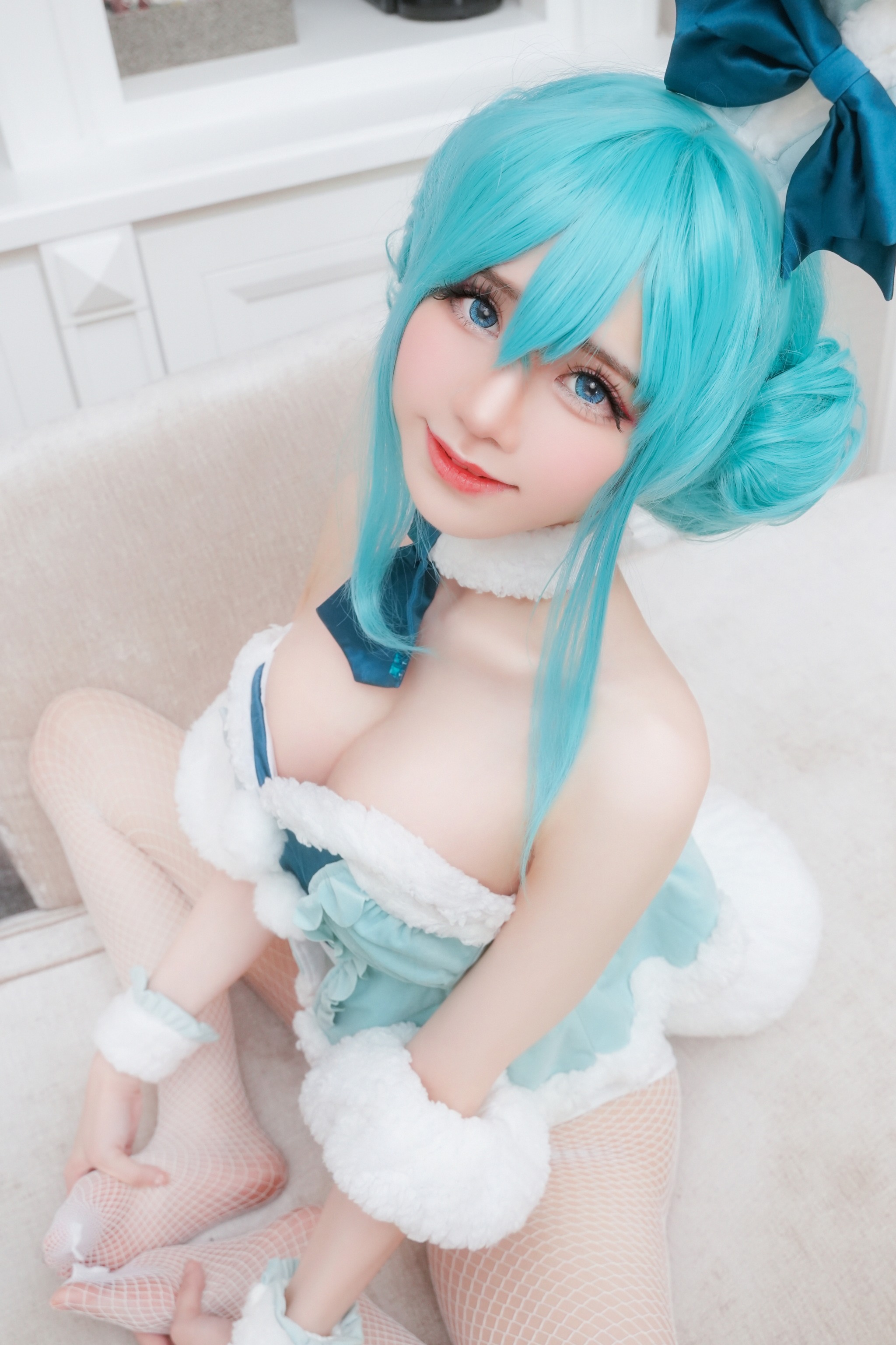 图片[1]-Sally Dorasnow – NO.075 Miku bunnygir [20P]-XikXak